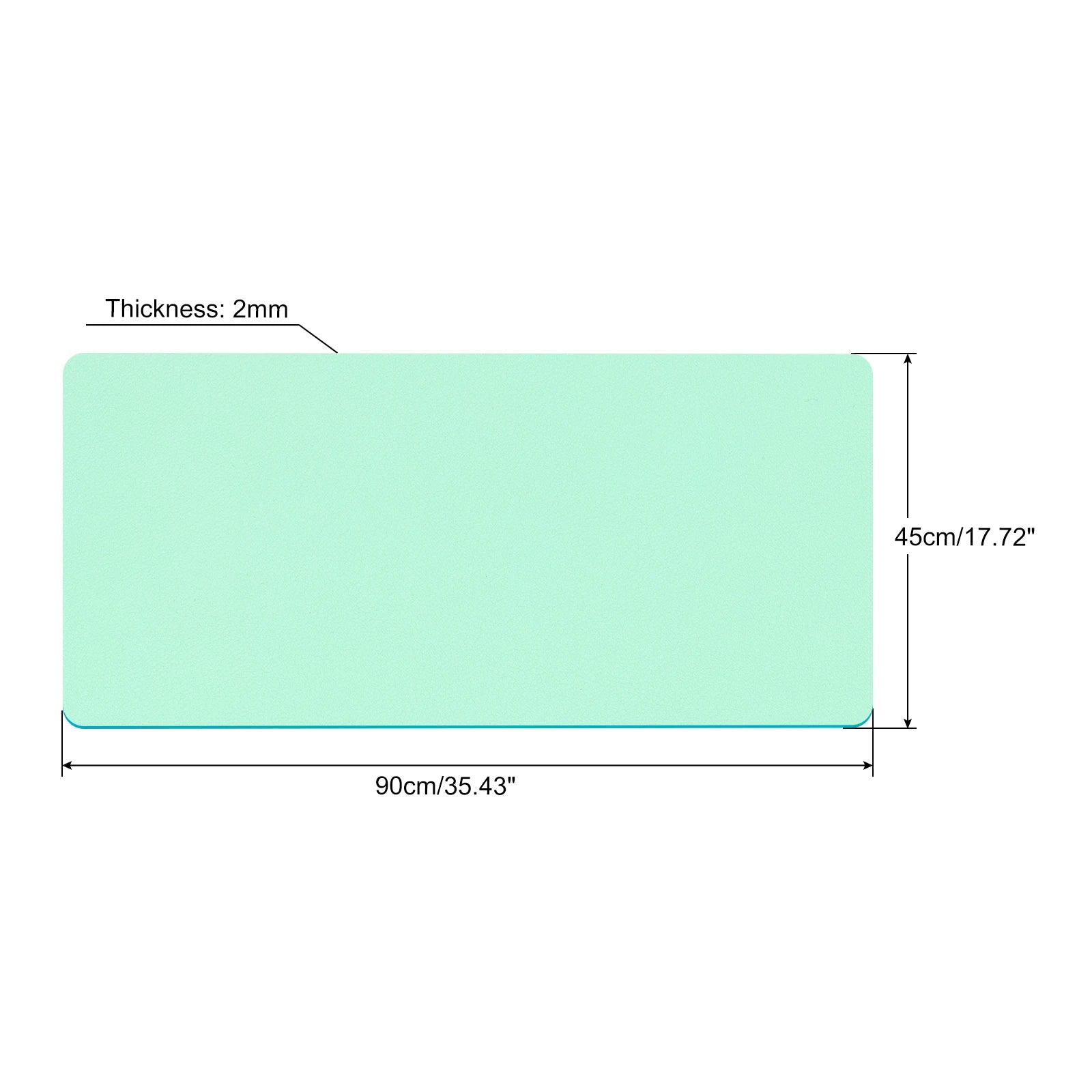 Stendyv Vende Dual-Sided Vegan Leather Desk Pad — Stendyv Modern Desks & Workspace Accessories — view 2