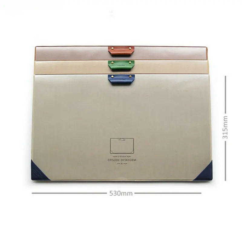 Stendyv Glatt Vegan Leather Desk Pad — Stendyv Modern Desks & Workspace Accessories — view 5