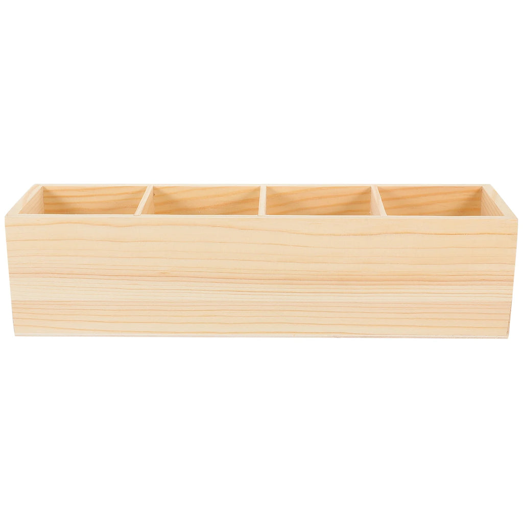 Stendyv Fire Four-Bay Wood Desk Caddy — Stendyv Modern Desks & Workspace Accessories — view 2