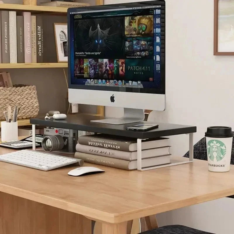 Stendyv Nook Compact Riser with Storage Rack — Stendyv Modern Desks & Workspace Accessories — view 2