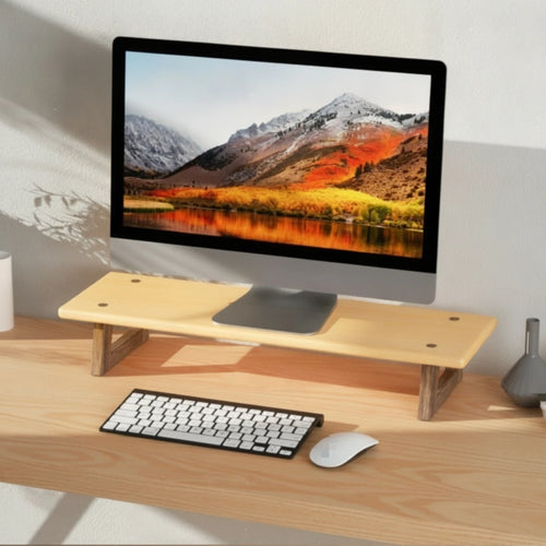 Stendyv Aske Wooden-Leg Minimalist Riser — Stendyv Modern Desks & Workspace Accessories — view 2