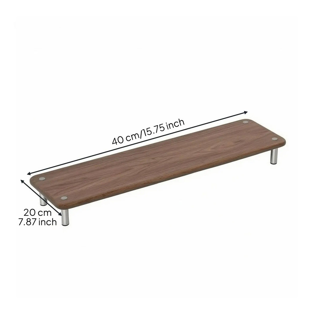 Stendyv Linne Metal-Leg Wood Monitor Riser — Stendyv Modern Desks & Workspace Accessories — view 6