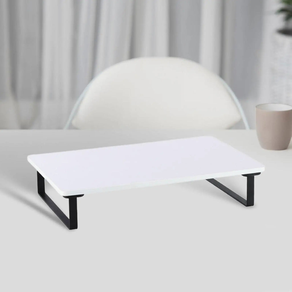 Stendyv Skard Wood and Steel Monitor Shelf — Stendyv Modern Desks & Workspace Accessories