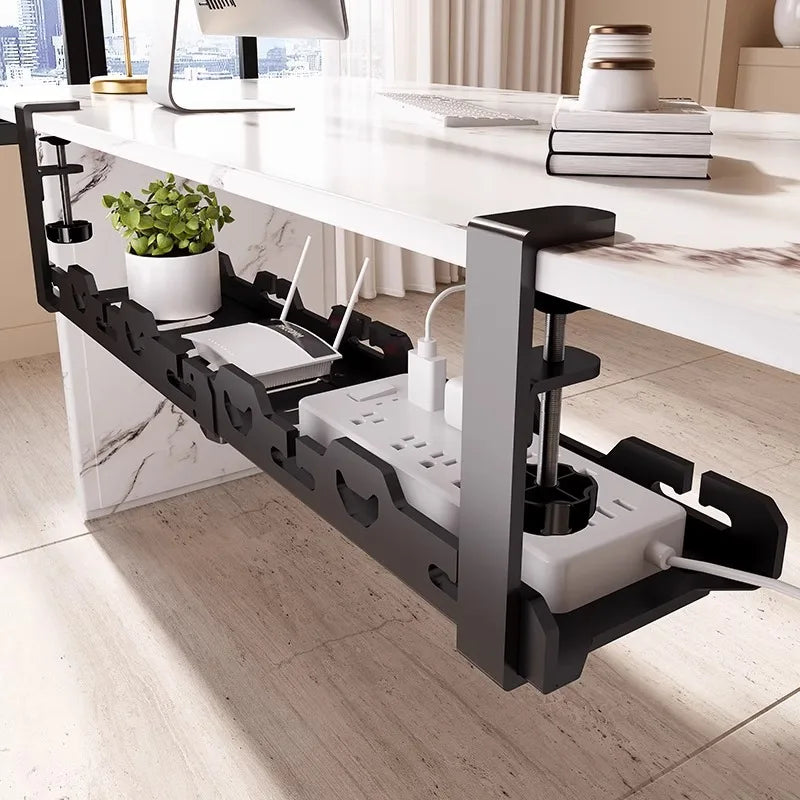 Stendyv Spenn Telescopic Under-Desk Cable Tray — Stendyv Modern Desks & Workspace Accessories