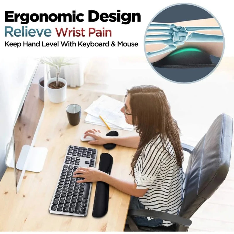 Stendyv Pute Memory Foam Wrist Rest — Stendyv Modern Desks & Workspace Accessories — view 2
