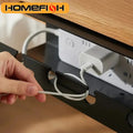 Stendyv Klemme Cable Tray with Socket Clips — Stendyv Modern Desks & Workspace Accessories