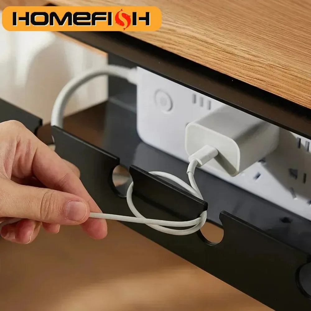 Stendyv Klemme Cable Tray with Socket Clips — Stendyv Modern Desks & Workspace Accessories