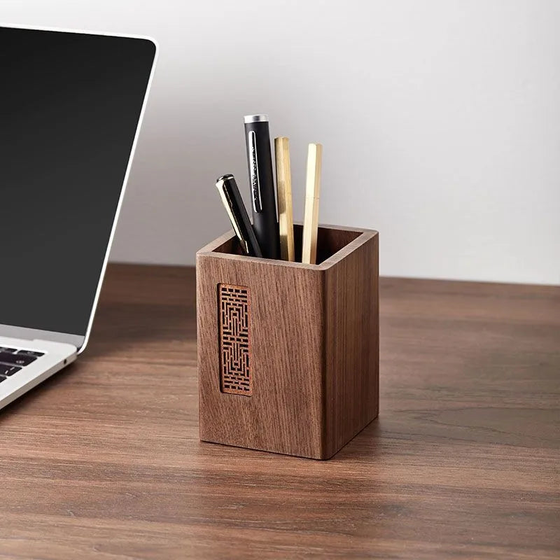 Stendyv Stamme Solid Wood Pen Block — Stendyv Modern Desks & Workspace Accessories — view 3