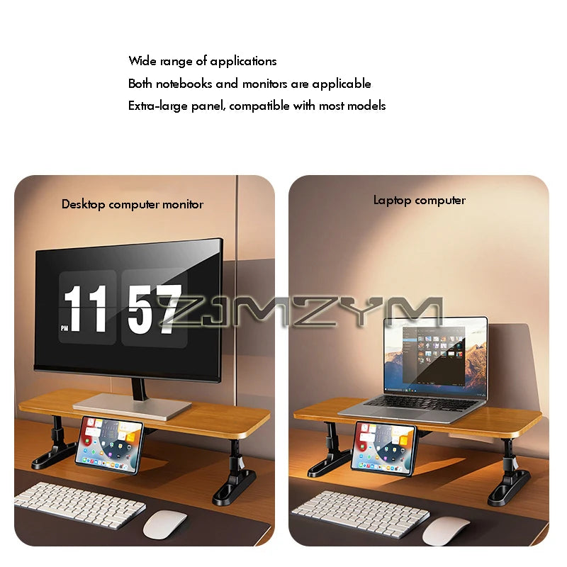 Stendyv Fald Folding Wood Riser with Device Slot — Stendyv Modern Desks & Workspace Accessories — view 3