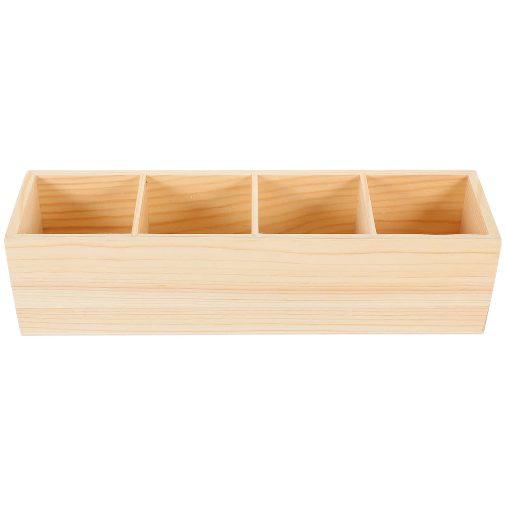 Stendyv Fire Four-Bay Wood Desk Caddy — Stendyv Modern Desks & Workspace Accessories — view 5