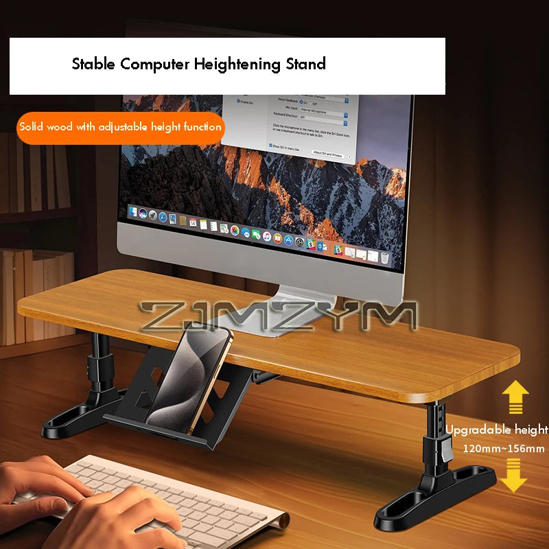 Stendyv Fald Folding Wood Riser with Device Slot — Stendyv Modern Desks & Workspace Accessories — view 2