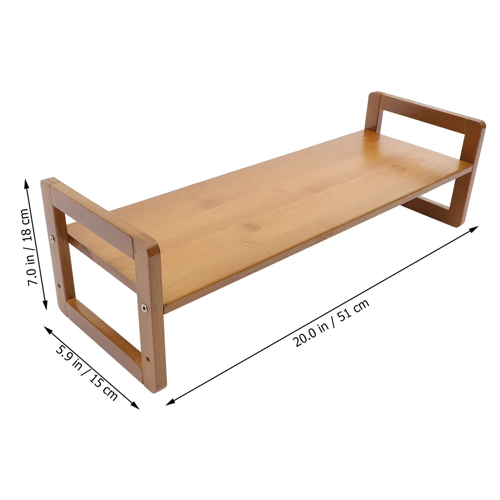 Stendyv Sylt Slimline Wood Monitor Riser — Stendyv Modern Desks & Workspace Accessories — view 6