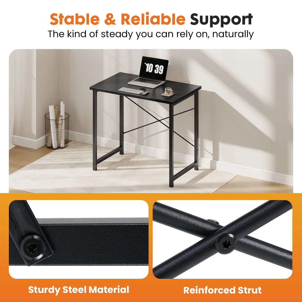 Stendyv Stell Steel-Frame Compact Office Desk — Stendyv Modern Desks & Workspace Accessories — view 5