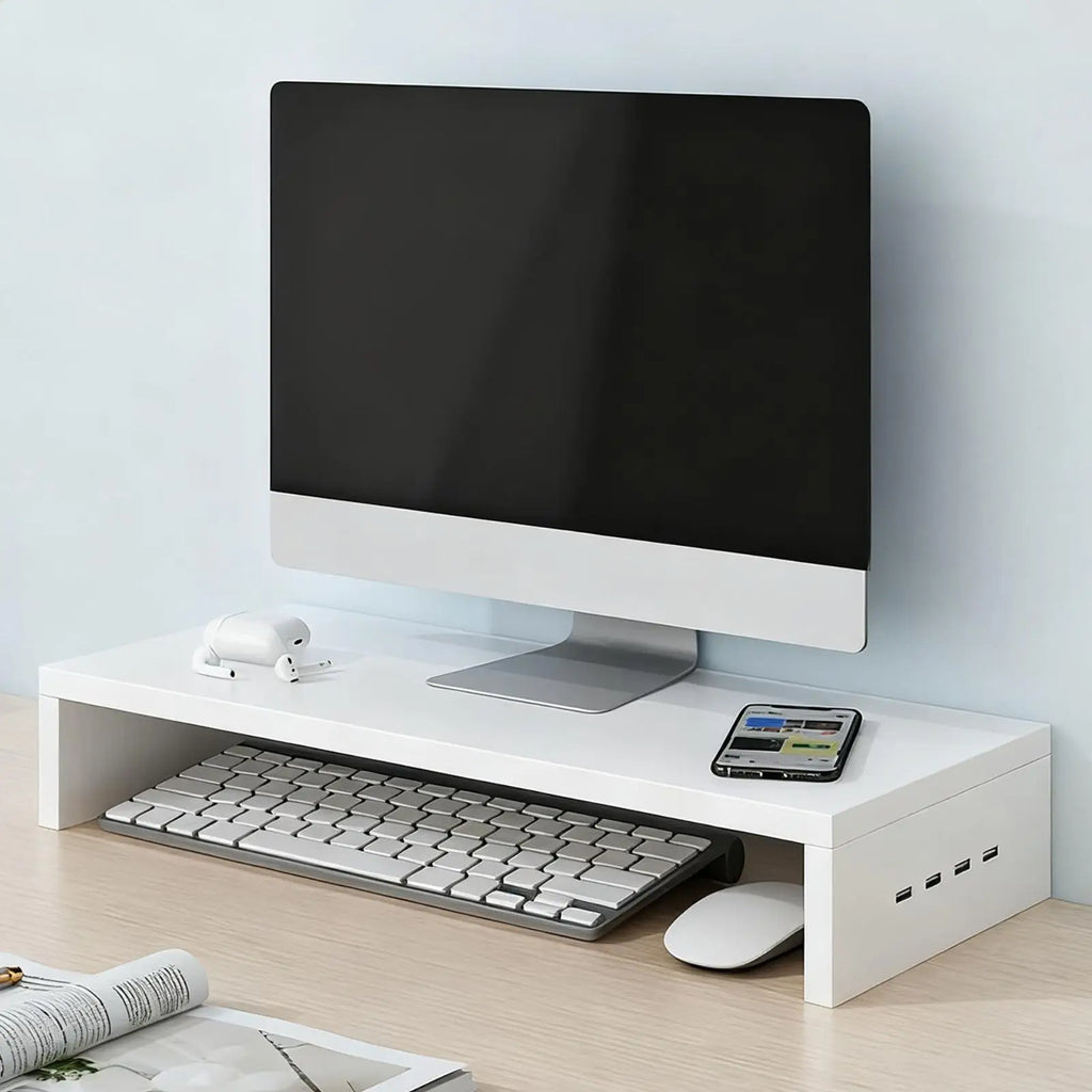 Stendyv Strom Vented Riser with USB Hub — Stendyv Modern Desks & Workspace Accessories — view 3