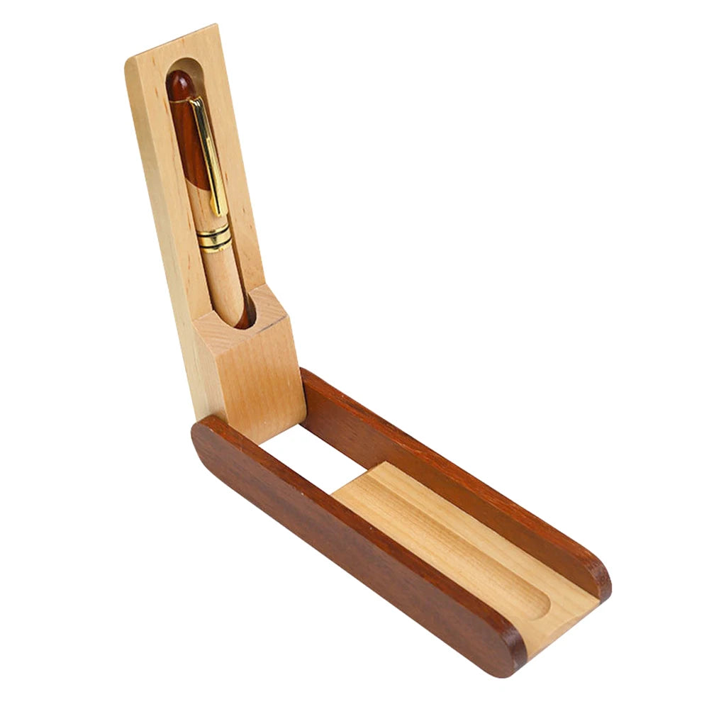Stendyv Vifte Folding Wood Pen Display — Stendyv Modern Desks & Workspace Accessories — view 4