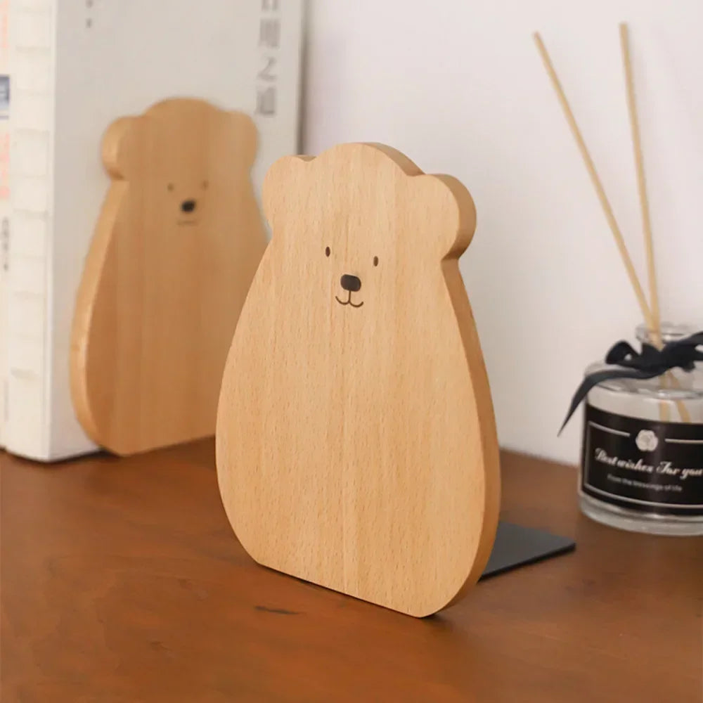 Stendyv Vinkel Walnut L-Bookends — Stendyv Modern Desks & Workspace Accessories — view 4