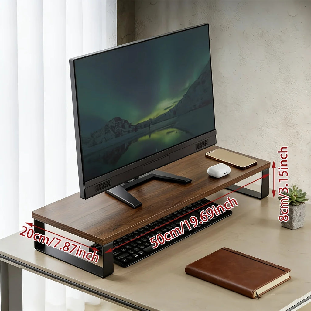 Stendyv Verk Steel-Frame Wood Desk Riser — Stendyv Modern Desks & Workspace Accessories — view 2