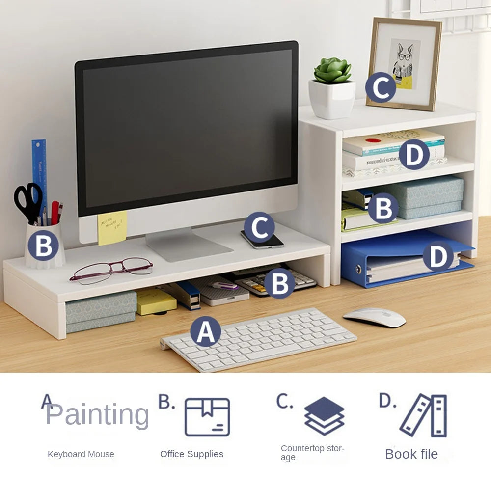 Stendyv Ryg Stable-Base Wood Desk Riser — Stendyv Modern Desks & Workspace Accessories — view 2
