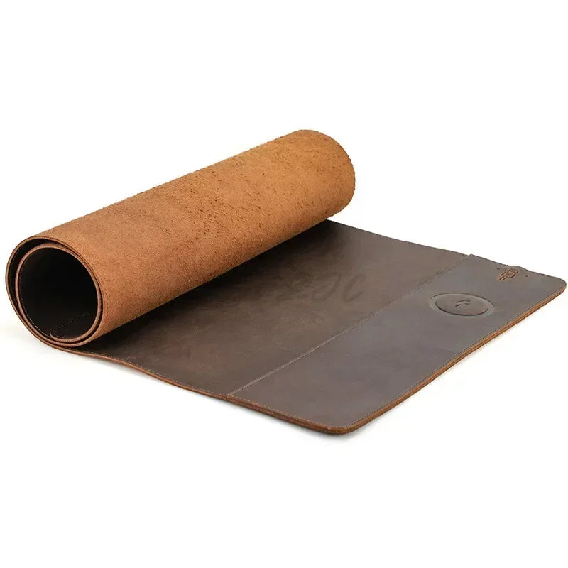Stendyv Vidda Oversized Cowhide Desk Pad — Stendyv Modern Desks & Workspace Accessories
