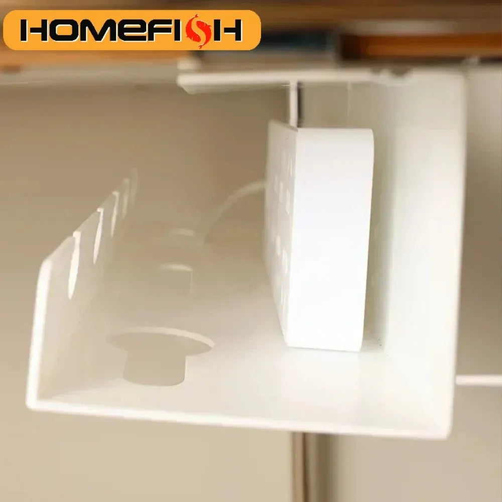 Stendyv Klemme Cable Tray with Socket Clips — Stendyv Modern Desks & Workspace Accessories — view 2