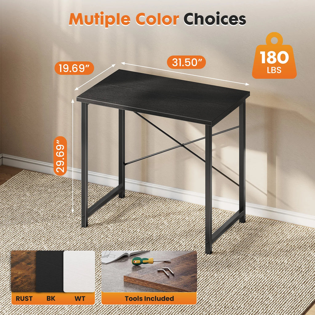 Stendyv Stell Steel-Frame Compact Office Desk — Stendyv Modern Desks & Workspace Accessories — view 3