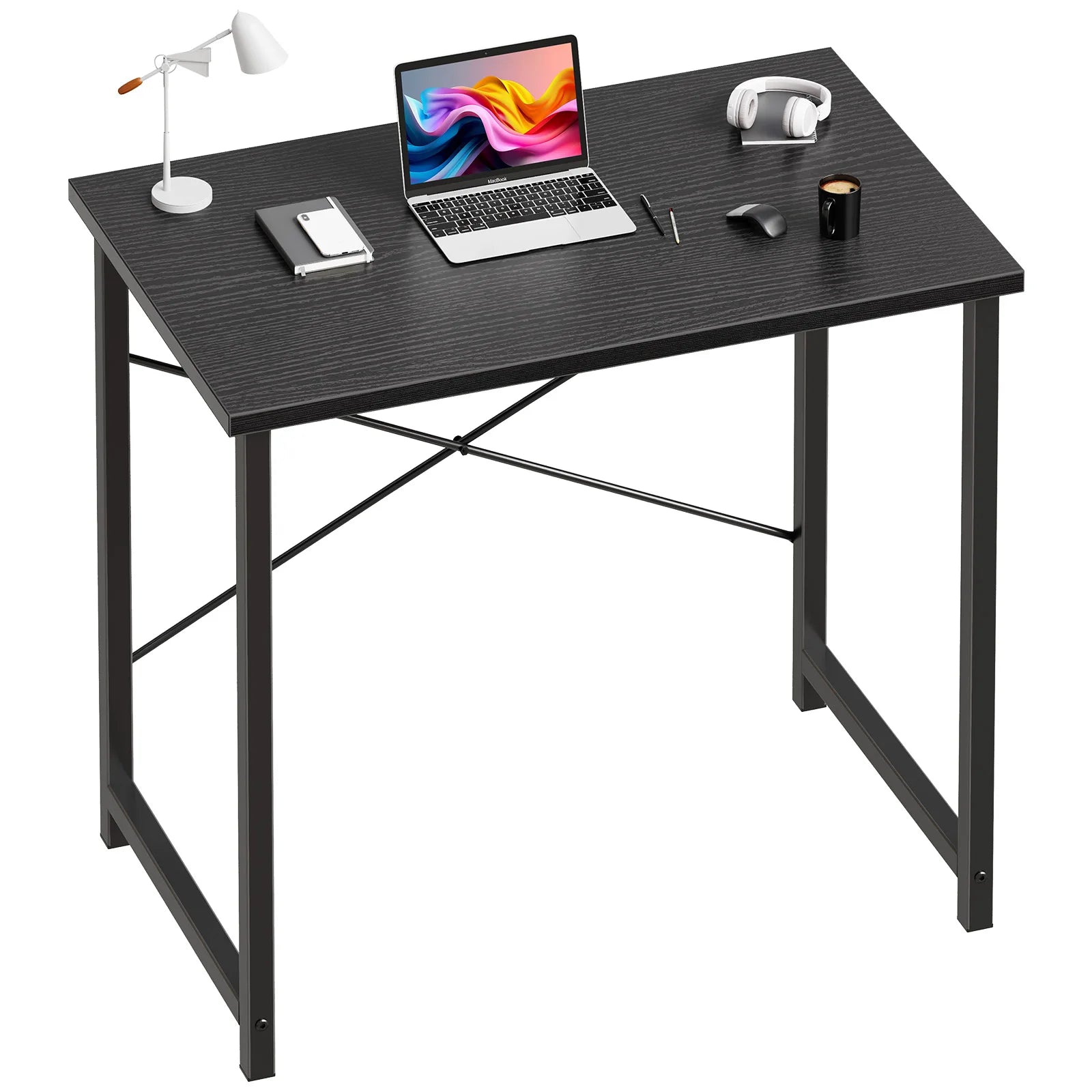 Stendyv Stell Steel-Frame Compact Office Desk — Stendyv Modern Desks & Workspace Accessories — view 2