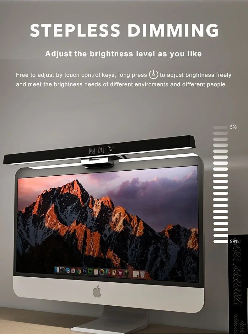 Stendyv Lume 50cm Monitor Light Bar — Stendyv Modern Desks & Workspace Accessories — view 3