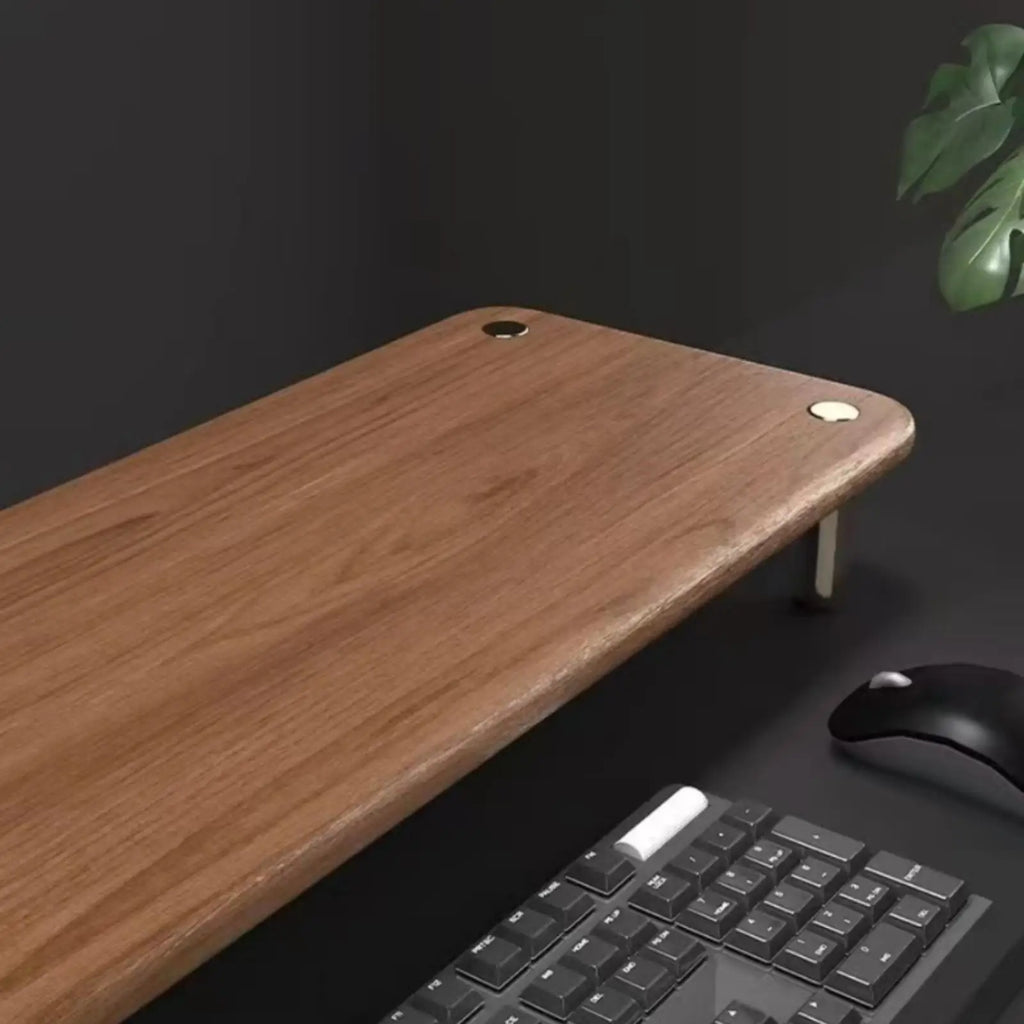 Stendyv Linne Metal-Leg Wood Monitor Riser — Stendyv Modern Desks & Workspace Accessories — view 3