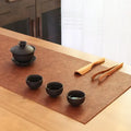 Stendyv Hud Grain-Leather Desk Mat — Stendyv Modern Desks & Workspace Accessories