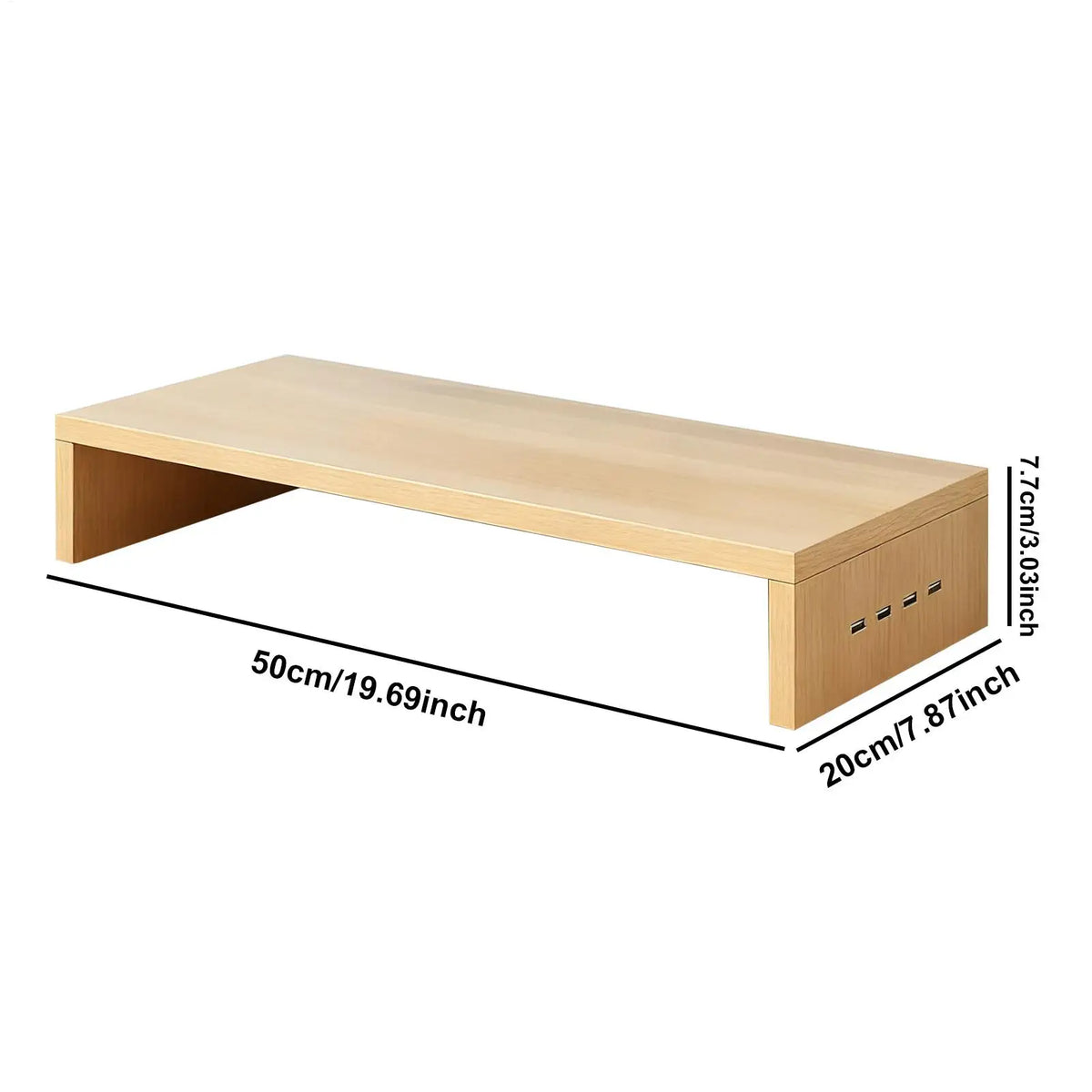 Stendyv Strom Vented Riser with USB Hub — Stendyv Modern Desks & Workspace Accessories — view 6