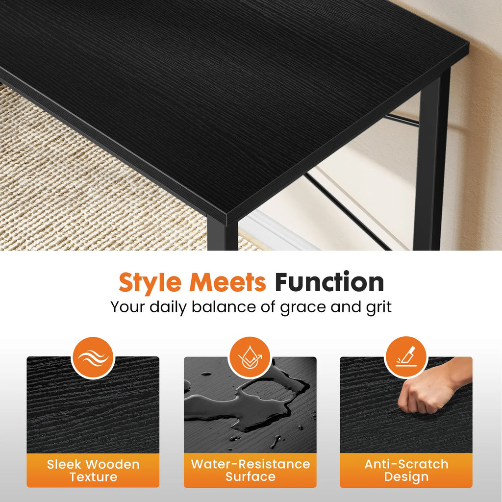 Stendyv Stell Steel-Frame Compact Office Desk — Stendyv Modern Desks & Workspace Accessories — view 6