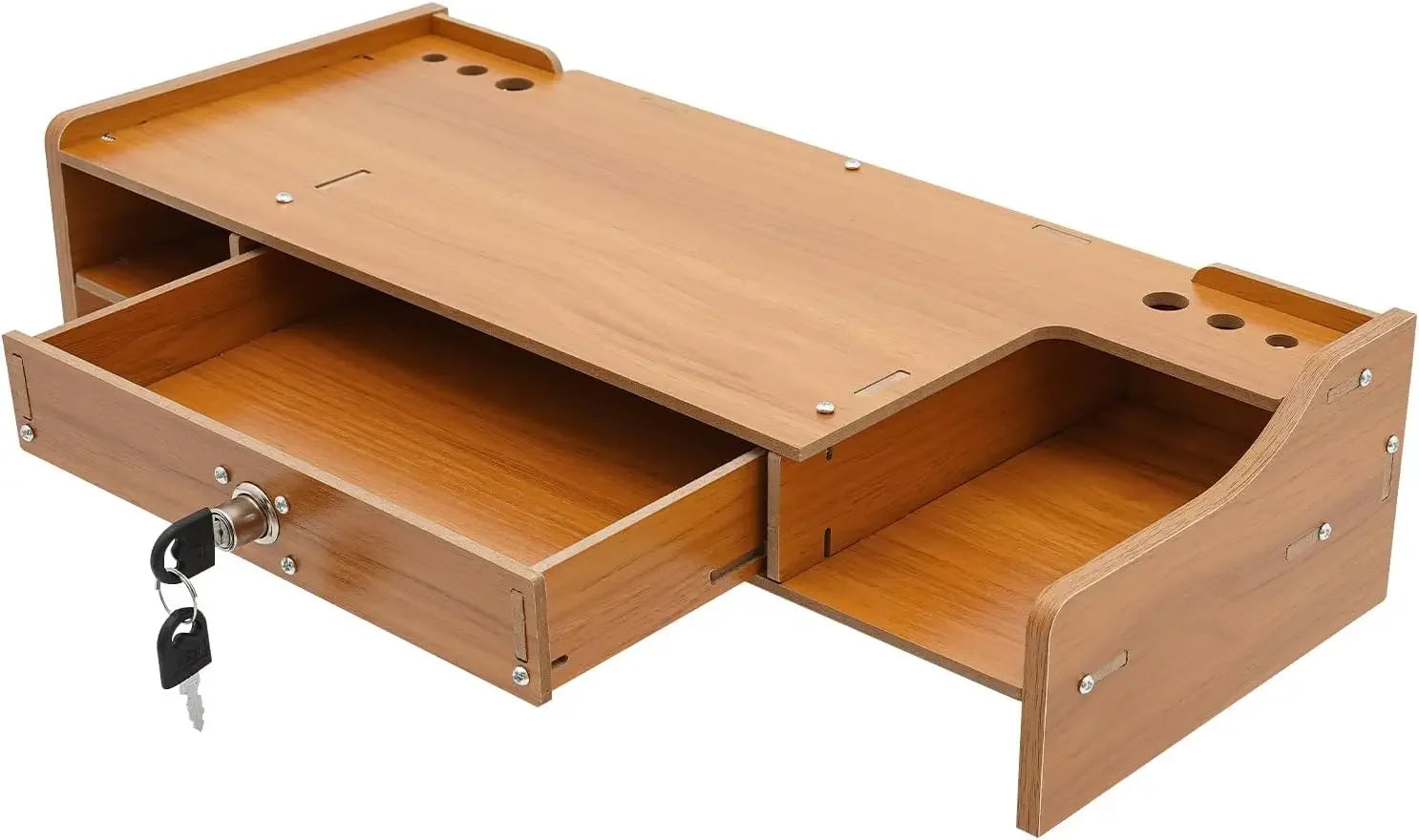 Stendyv Lasse Riser with Lockable Drawer — Stendyv Modern Desks & Workspace Accessories — view 3