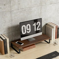 Stendyv Verk Steel-Frame Wood Desk Riser — Stendyv Modern Desks & Workspace Accessories