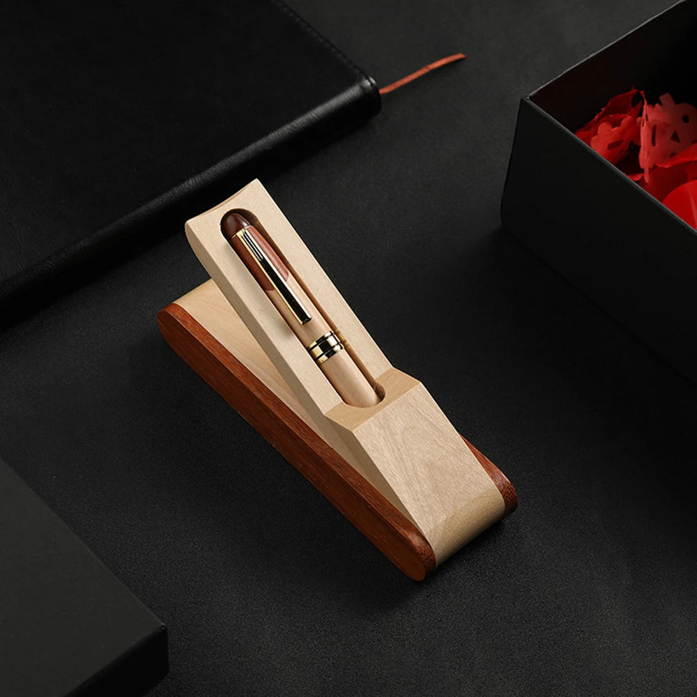 Stendyv Vifte Folding Wood Pen Display — Stendyv Modern Desks & Workspace Accessories
