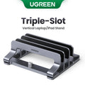 Stendyv Trio Triple-Slot Aluminium Laptop Dock — Stendyv Modern Desks & Workspace Accessories
