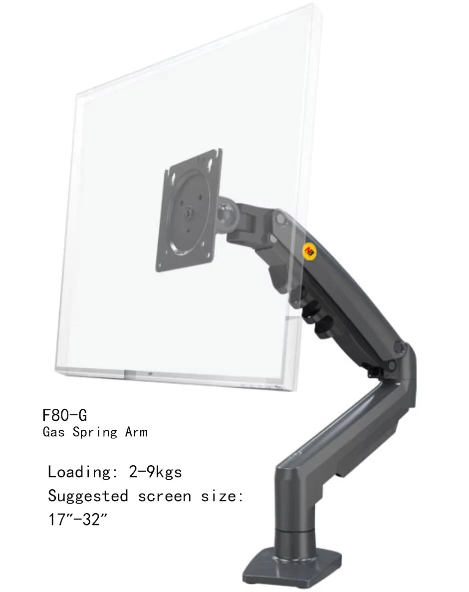 Stendyv Svinge Gas-Spring Monitor Arm — Stendyv Modern Desks & Workspace Accessories — view 4