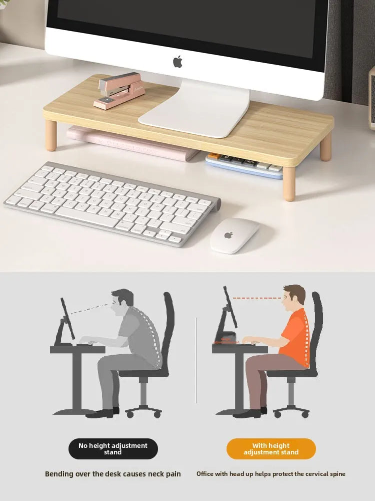 Stendyv Ovre Wood Riser Storage Base — Stendyv Modern Desks & Workspace Accessories — view 3