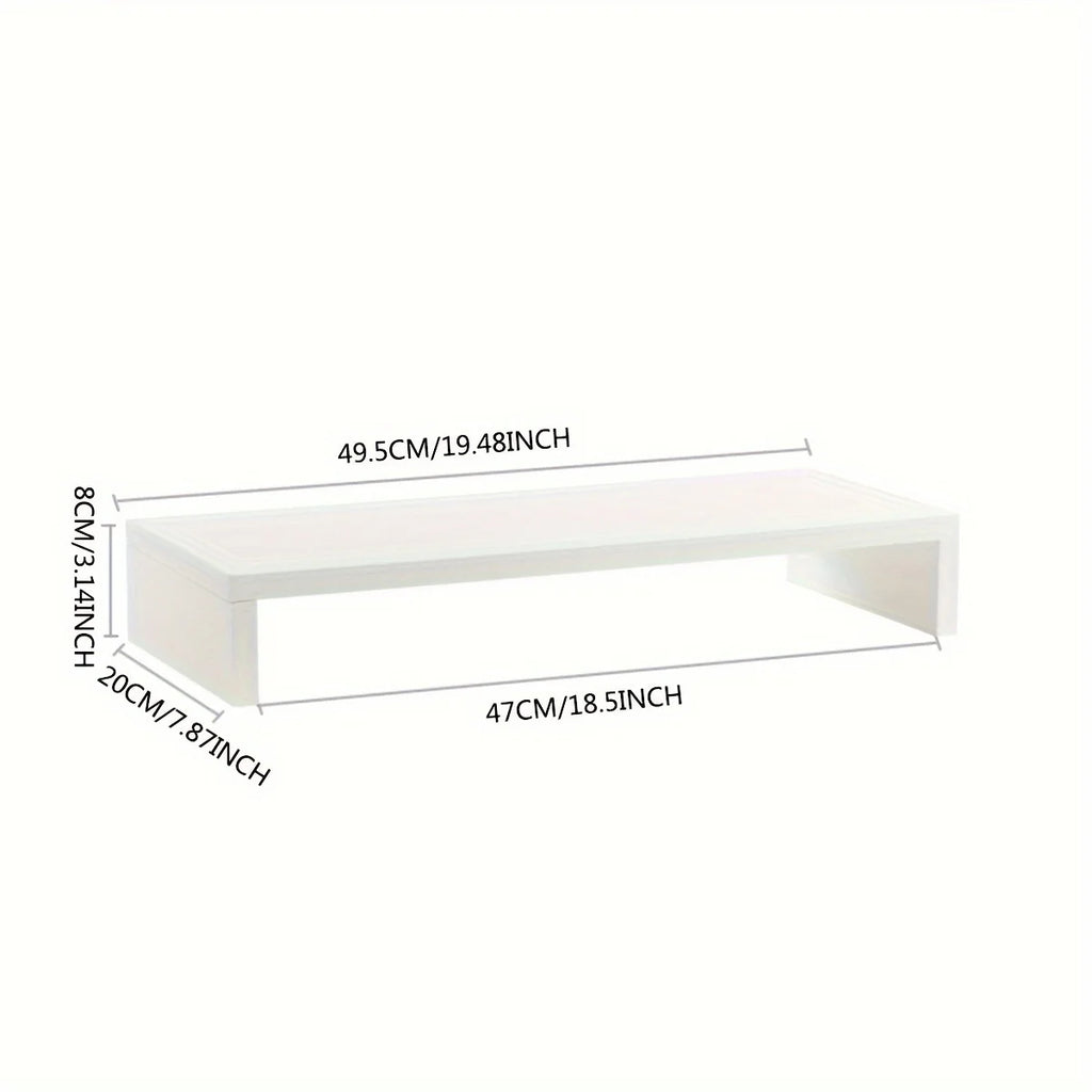 Stendyv Kritt Minimalist White Desk Riser — Stendyv Modern Desks & Workspace Accessories — view 3