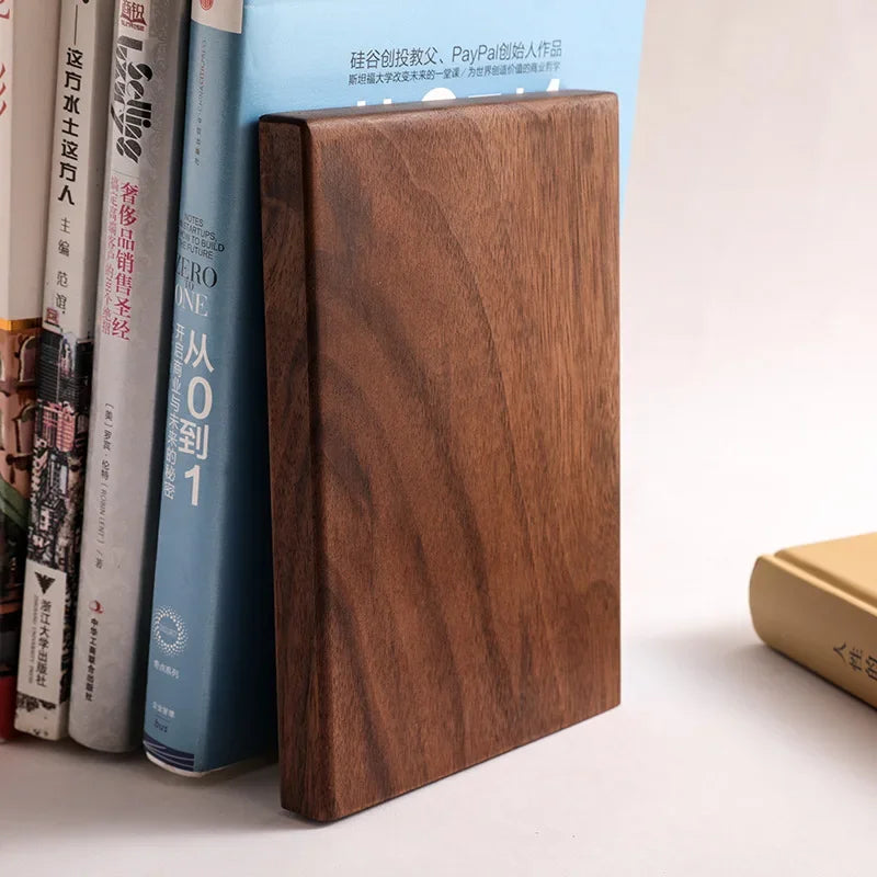 Stendyv Bok Natural Wood Bookends — Stendyv Modern Desks & Workspace Accessories