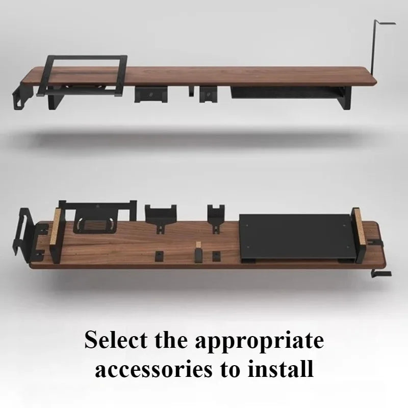 Stendyv Modul Walnut Stacking Riser System — Stendyv Modern Desks & Workspace Accessories — view 2