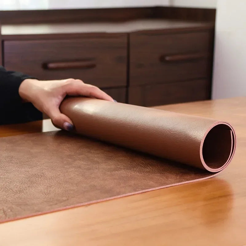 Stendyv Hud Grain-Leather Desk Mat — Stendyv Modern Desks & Workspace Accessories — view 4