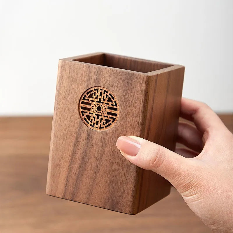 Stendyv Stamme Solid Wood Pen Block — Stendyv Modern Desks & Workspace Accessories — view 2