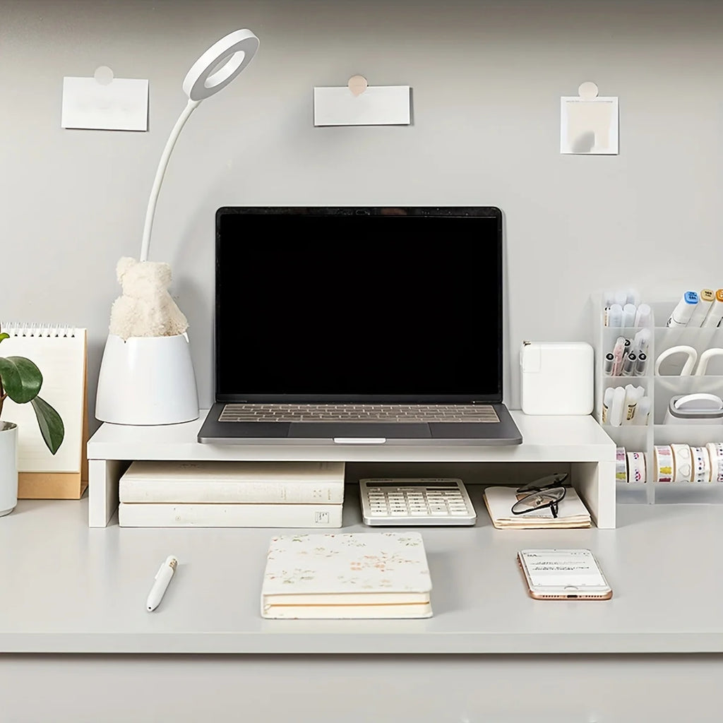 Stendyv Kritt Minimalist White Desk Riser — Stendyv Modern Desks & Workspace Accessories — view 5