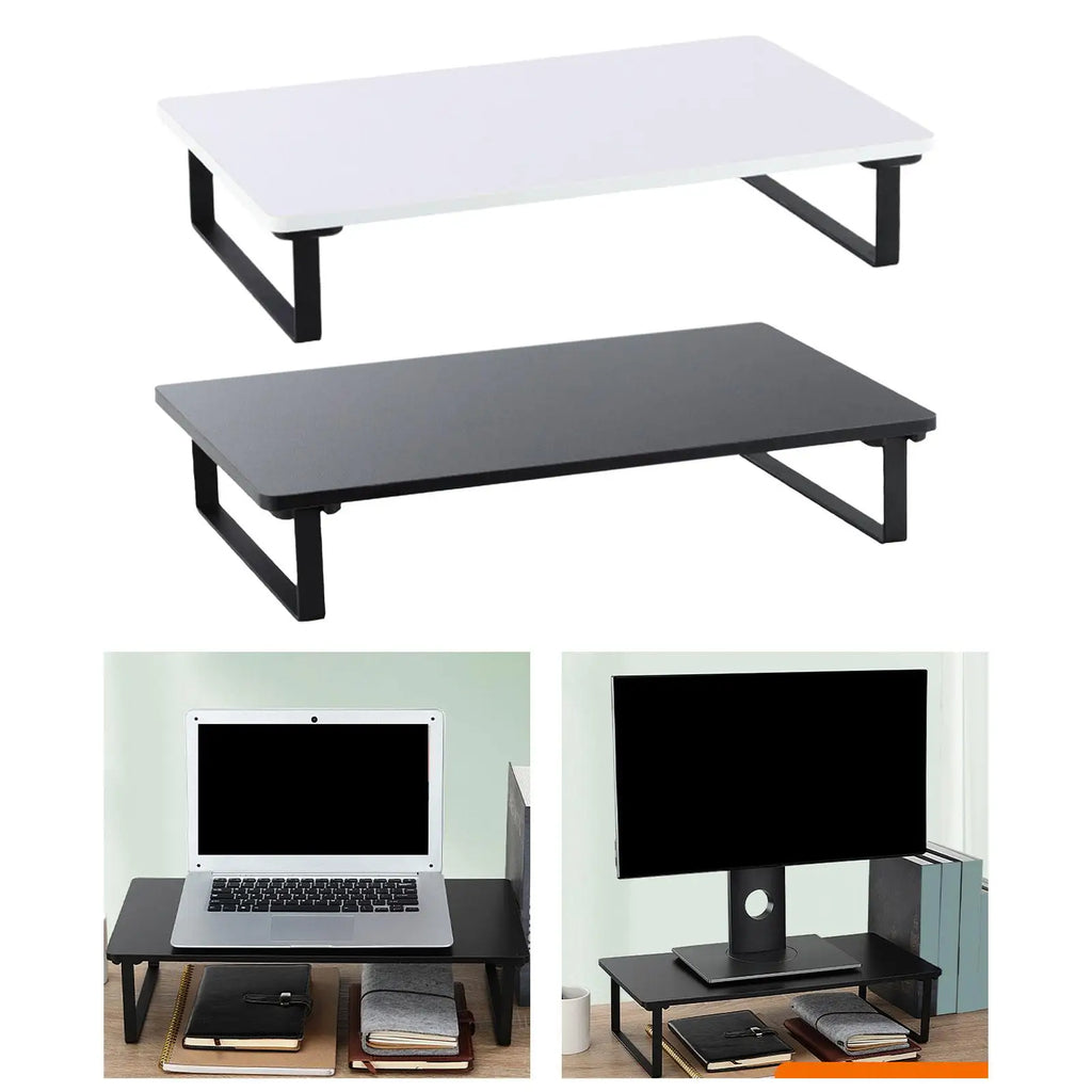 Stendyv Skard Wood and Steel Monitor Shelf — Stendyv Modern Desks & Workspace Accessories — view 5
