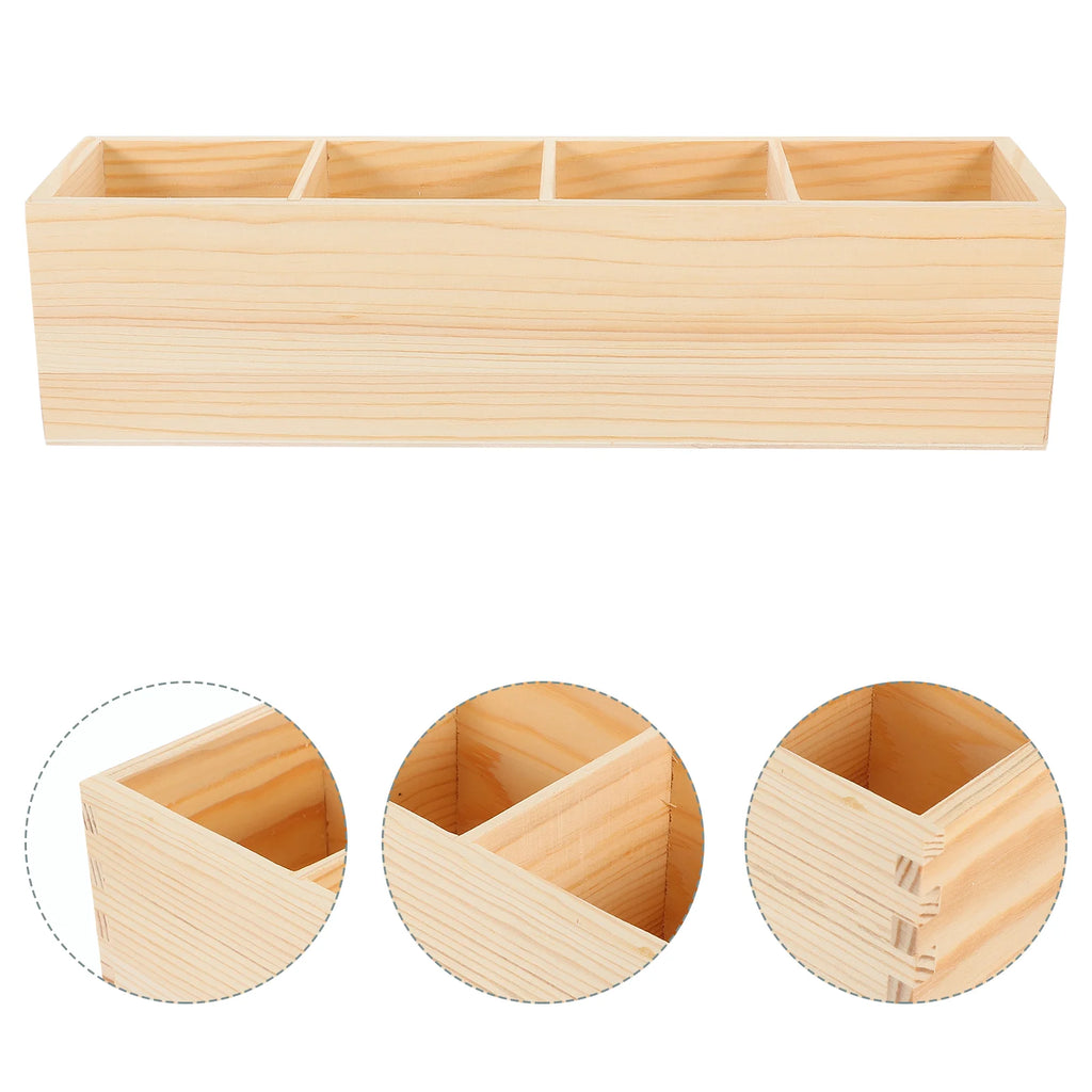 Stendyv Fire Four-Bay Wood Desk Caddy — Stendyv Modern Desks & Workspace Accessories — view 3