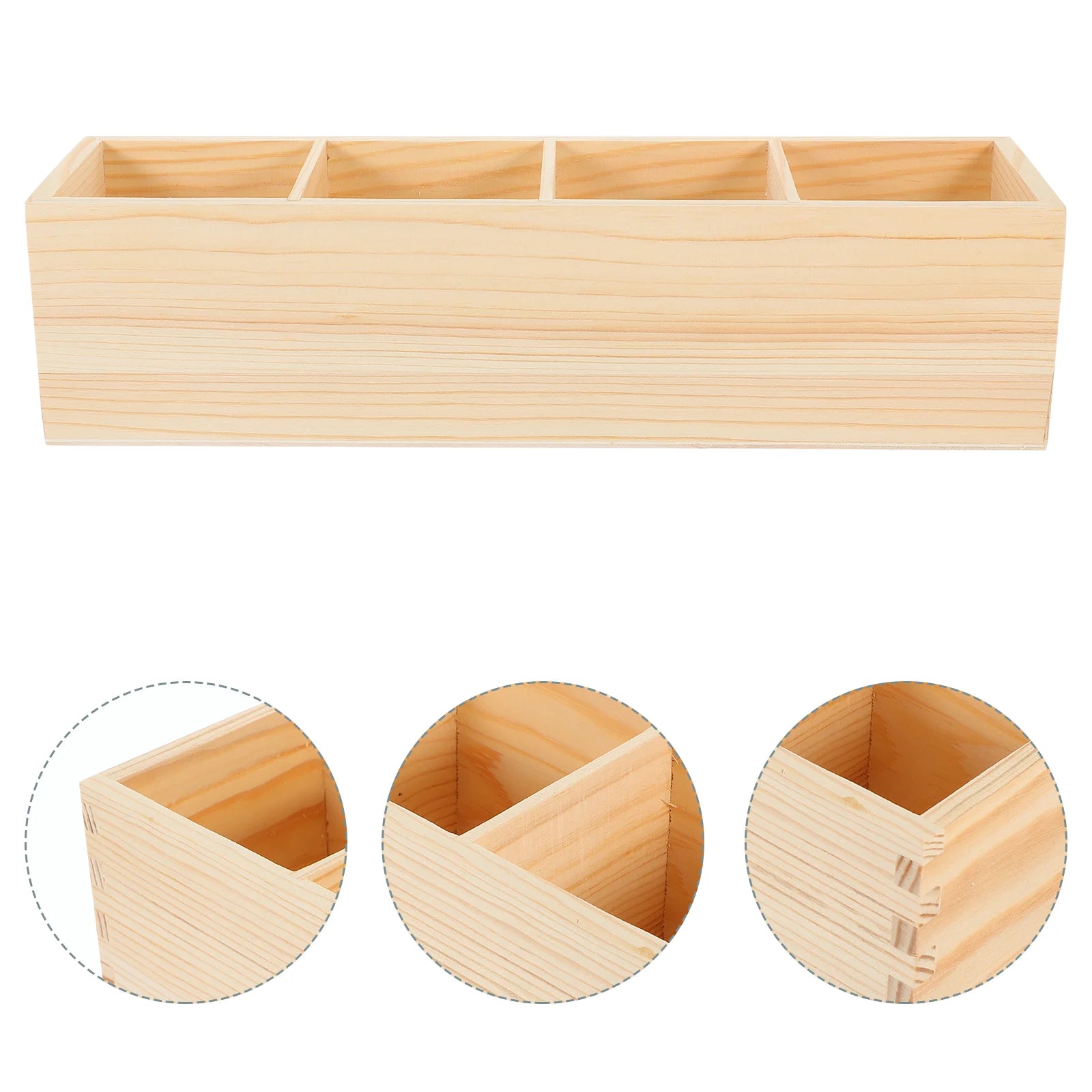 Stendyv Fire Four-Bay Wood Desk Caddy — Stendyv Modern Desks & Workspace Accessories — view 3
