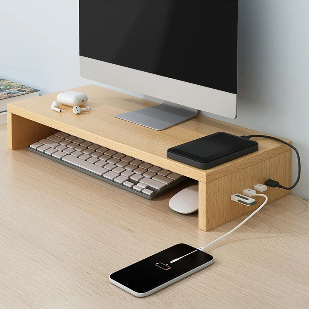 Stendyv Strom Vented Riser with USB Hub — Stendyv Modern Desks & Workspace Accessories