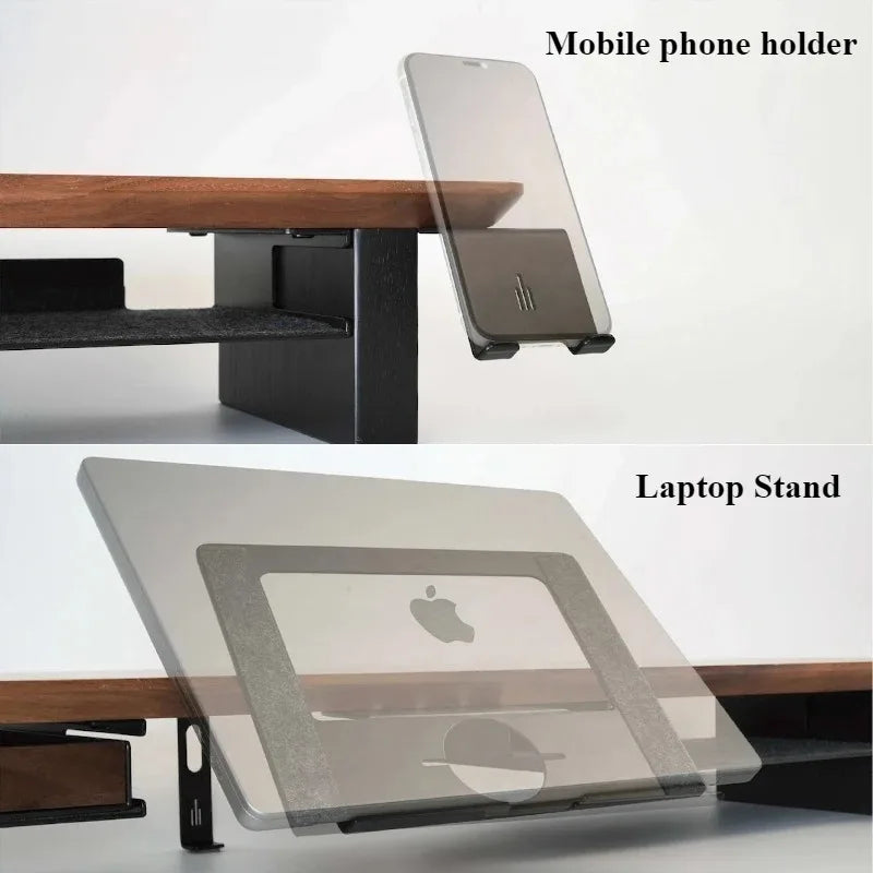 Stendyv Kvist Walnut Modular Laptop Rack — Stendyv Modern Desks & Workspace Accessories — view 2
